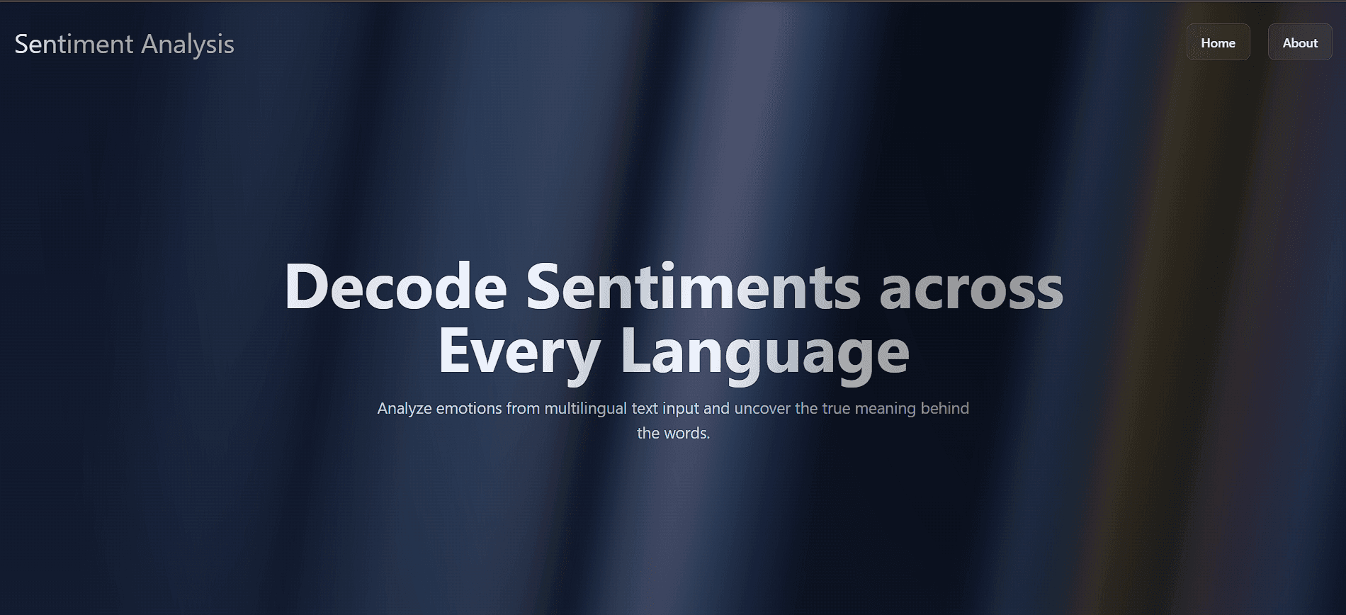 Multilingual Sentiment Analysis