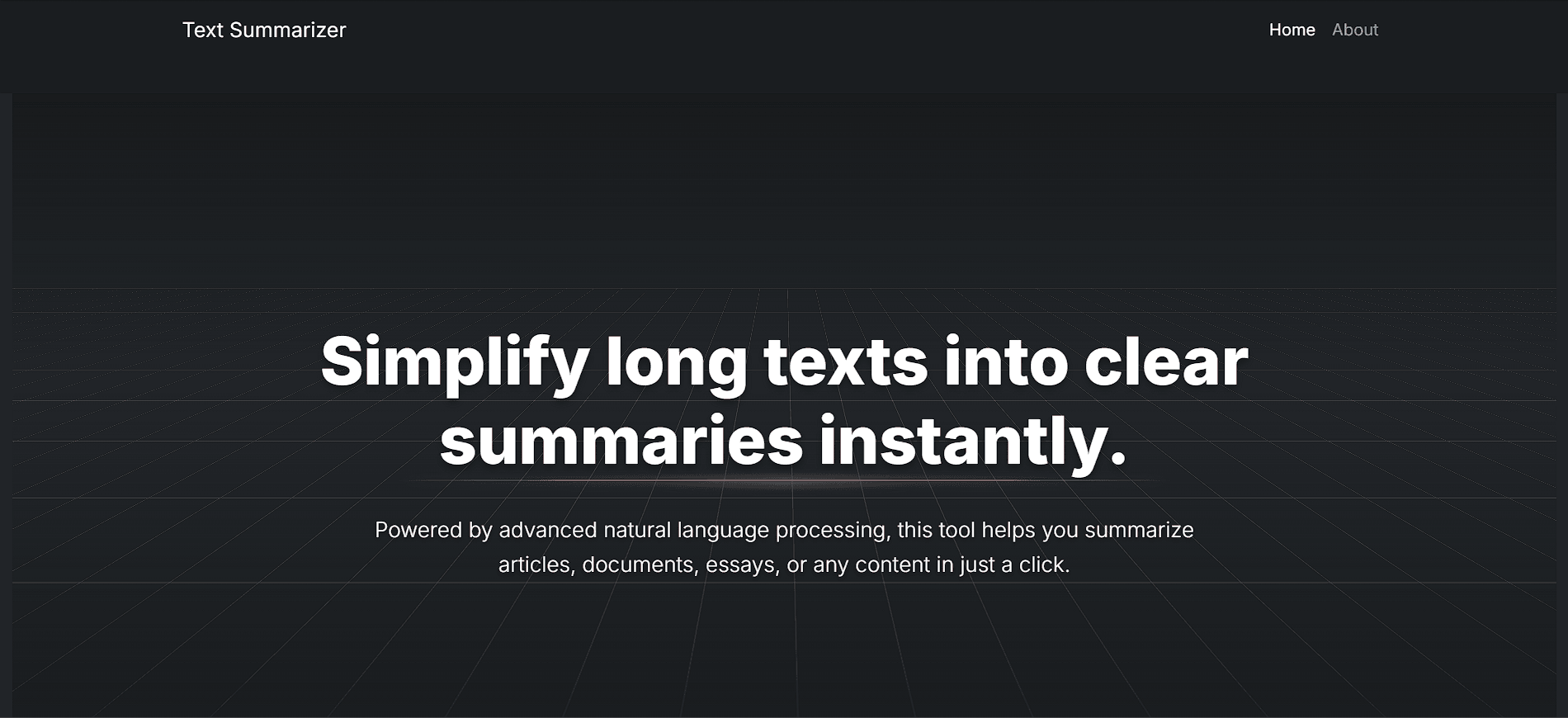 AI Text Summarizer